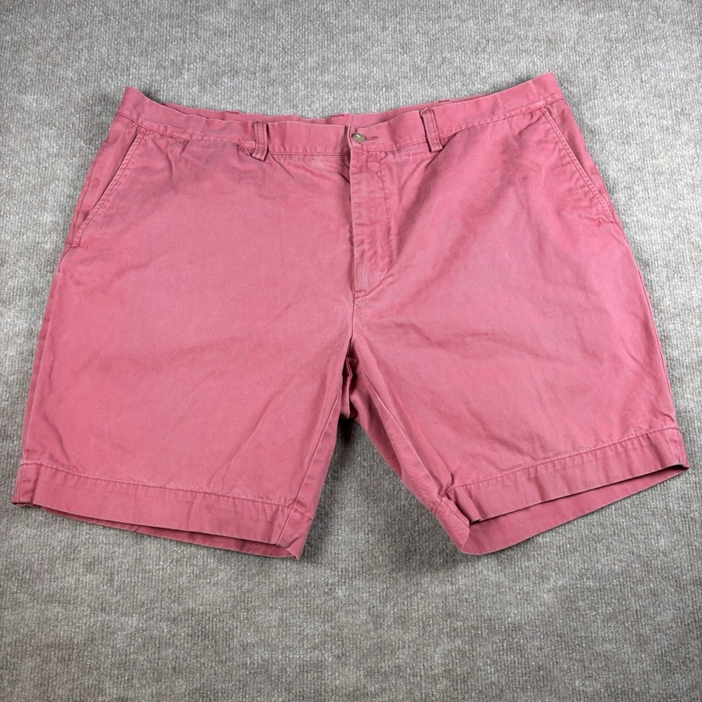 Polo Ralph Lauren Men's Pink Chino Shorts Cotton Classic Fit Flat Front 42 9"